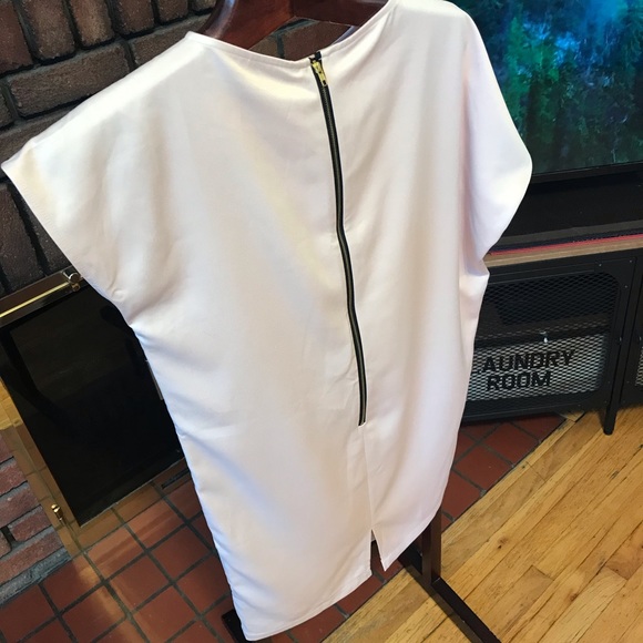 Pink summer asymmetric dress size 6 - Picture 4 of 4